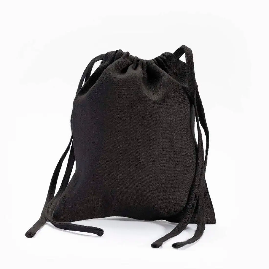 High Quality Cotton Drawstring Bag Luggage Holder with Custom Logo Design Small Cloth Bags Canvas Packaging for Sale