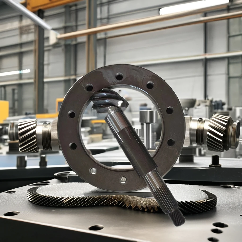 Carbon Steel Metal Differential Drive Motor Bevel Gears Forging Hobbing Slew Crown Rack Pinion Wheel Worm Shaft Spiral Gear