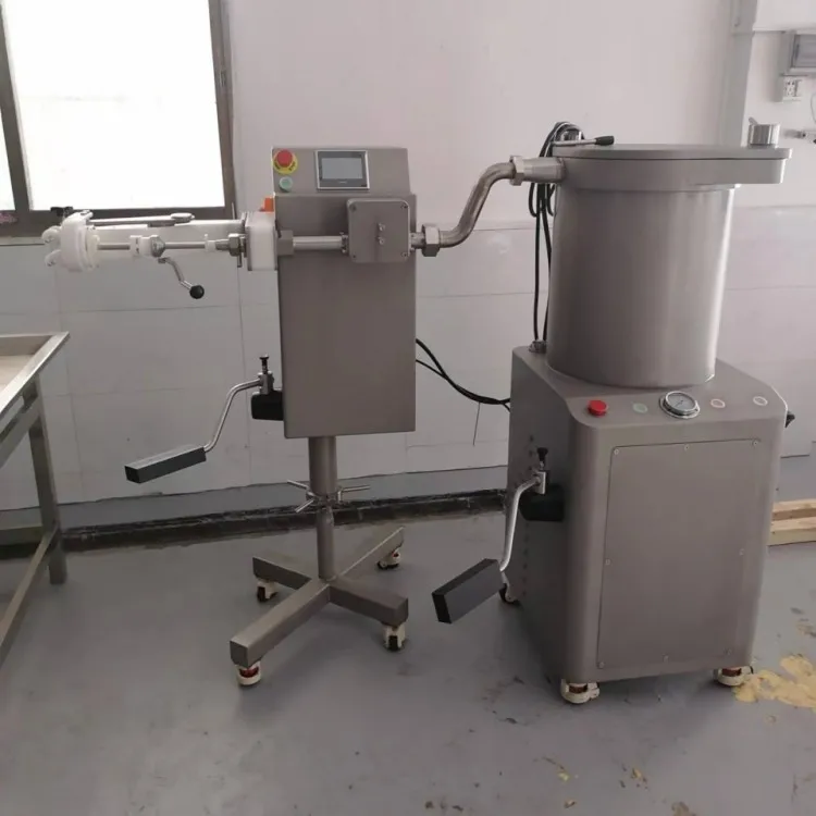 New product 50 liters sausage hydraulic filling machine with automatic twisting chicken sausage knots