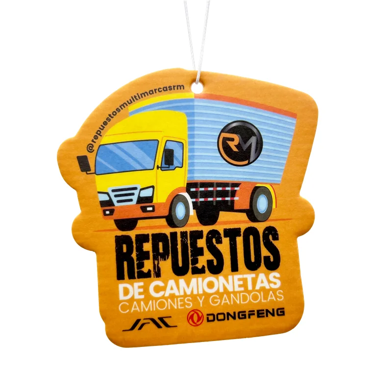 Customized Design Factory Price Hanging Car Air Freshener/ Paper Air Fresher Car