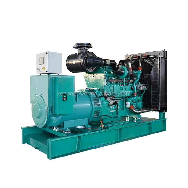 With Cummins engine 400kw 3 phase AC automatic start 500kva silent diesel generator
