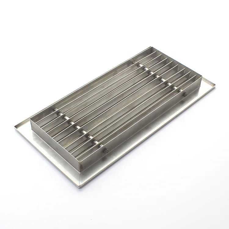 Ventilation Air stainless steel 0 Degree Blades Linear Bar Air Grille