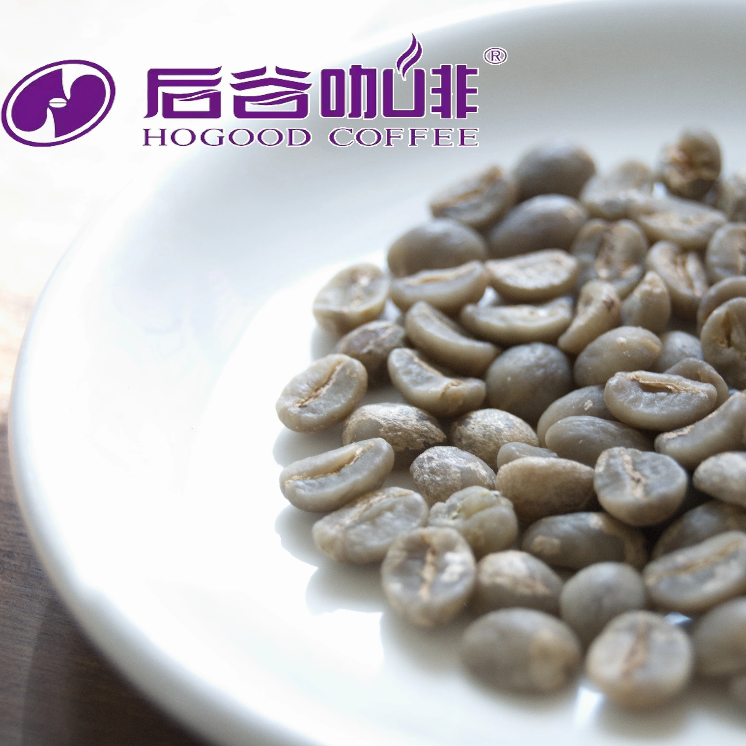 Hogood Coffee High Grade Green coffee Beean From Yunnan China