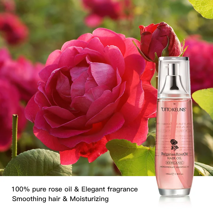Wholesale Professional Salon Shop Daily Use Long Lasting Fragrance Detangling Easy Absorb Hair Oil Rose Oil