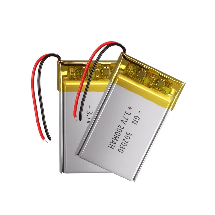Manufacturers spot wholesale 502030 polymer lithium battery 250mah 3.7V rechargeable lipo battery 502030 battery