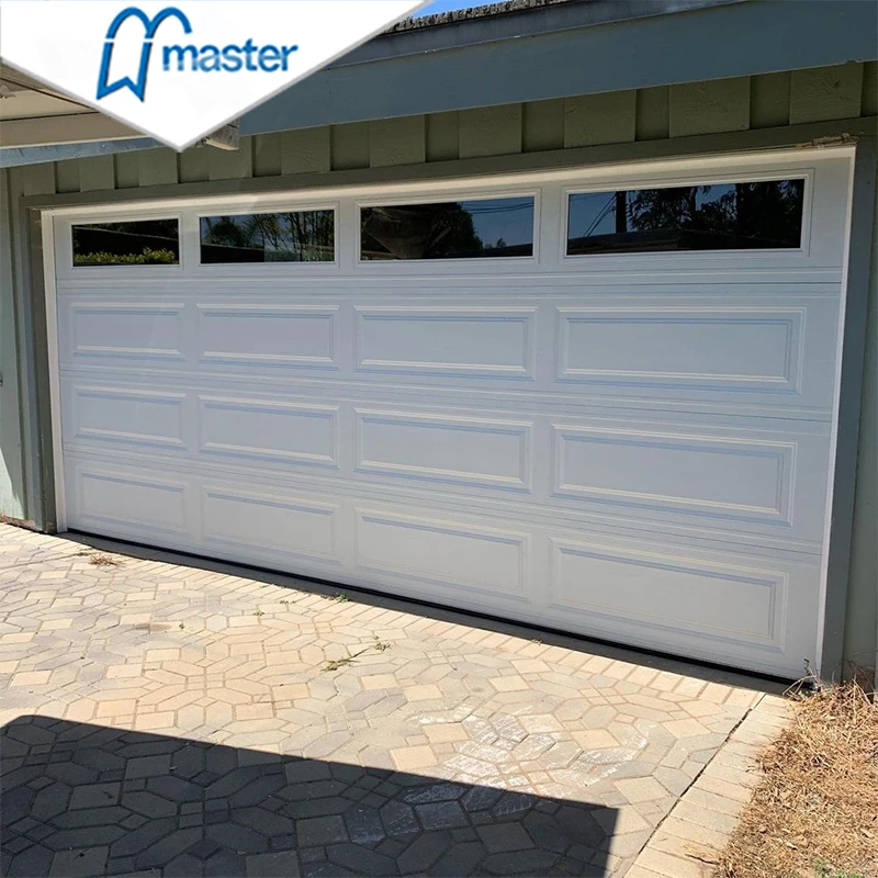 Customized Professional Sectional Overhead Garage Door Sandwich Construction Garage Door for Homes