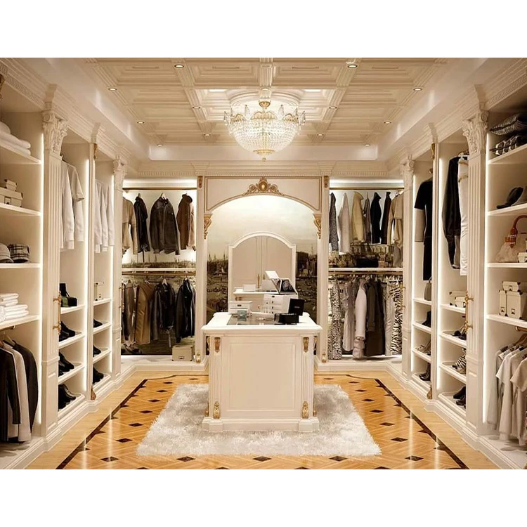 French style antique mdf wood cabinet almirah furniture design royal luxury white oak solid wooden bedroom wardrobe set