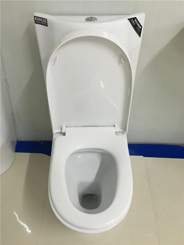 High Quality Wholesale Sanitary Ware WC Toilet Modern Design Dual-Flush Ceramic WC One Piece Toilet Piss Toilet I Piece