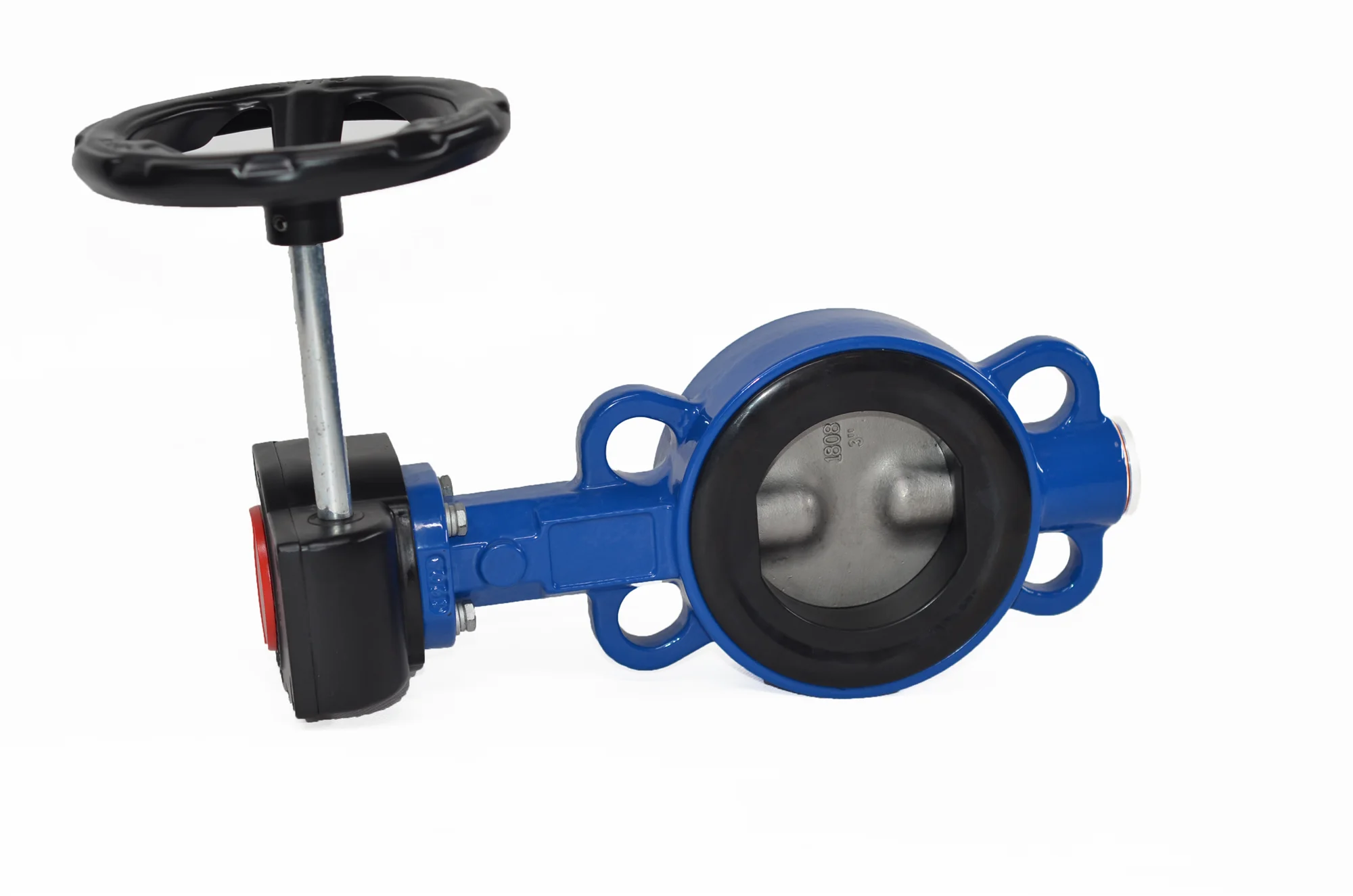 
Good quality MEDIUM PRESSURE WORM GEAR WAFER TYPE DUCTILE IRON BUTTERFLY VALVE price 