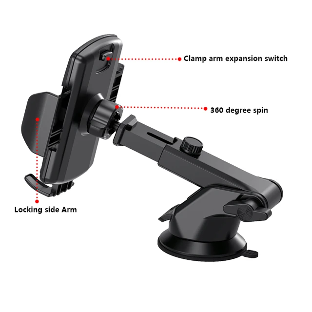 Hot Selling Mobile Accessories 360 Degree Rotation Car Dashboard Phone Holder