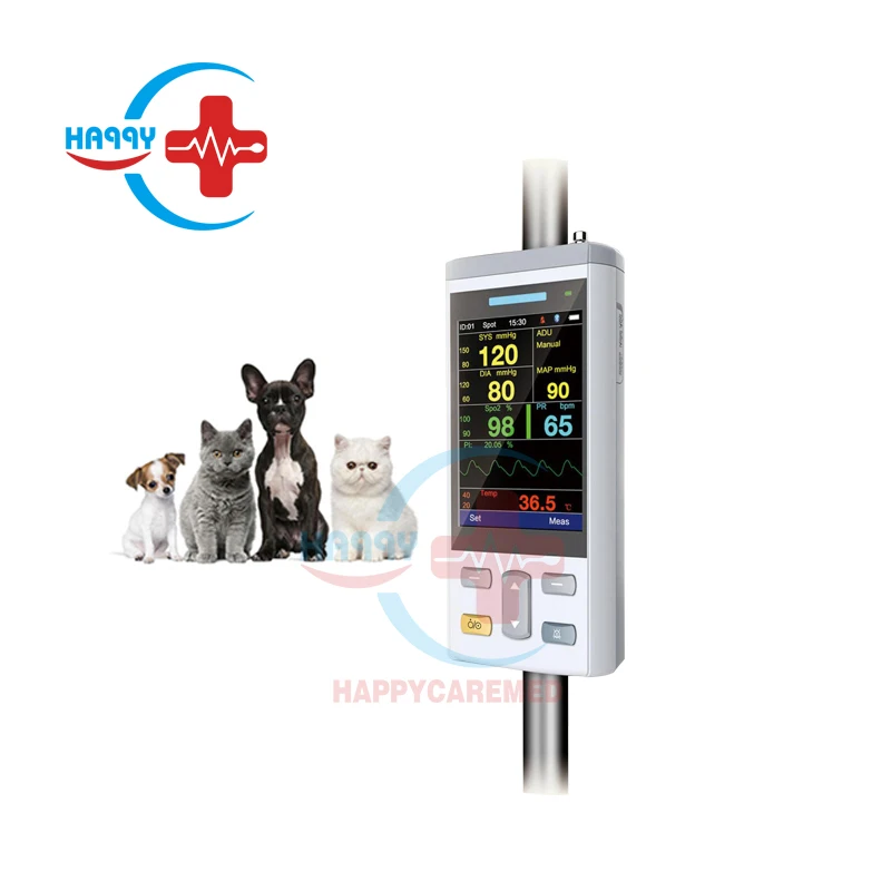 HC-R001A портативный ветеринарный многопараметрический монитор для домашних животных