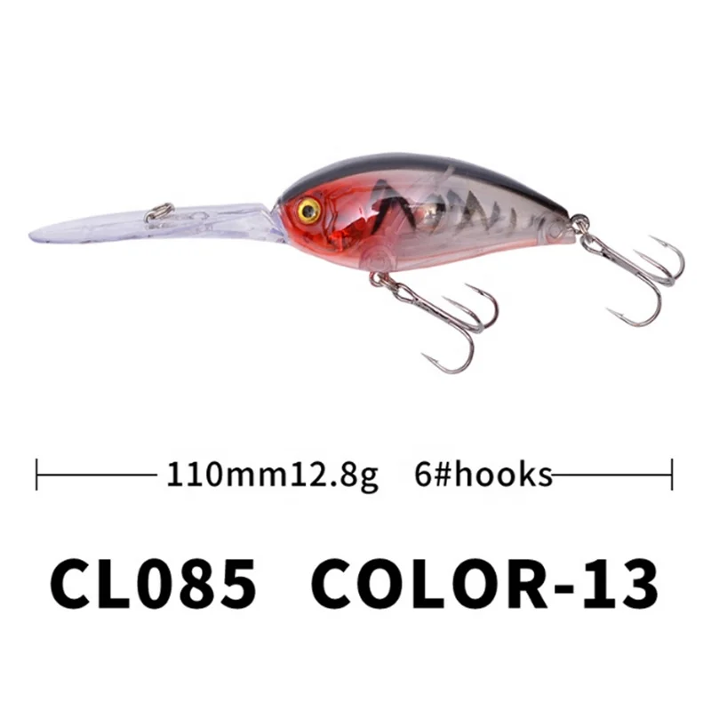 Wholesale Hard Bait Fishing Tackle High Quality Fancy Long Lip Deep Diving Crankshad Fish Bait