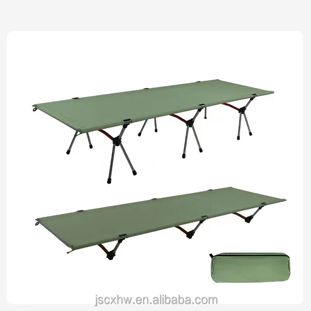 Original Ready to Ship Folding Camping/Office Break/Room Bed 1000D Oxford Fabric with 7075 Aluminum Tube LOW MOQ  Order