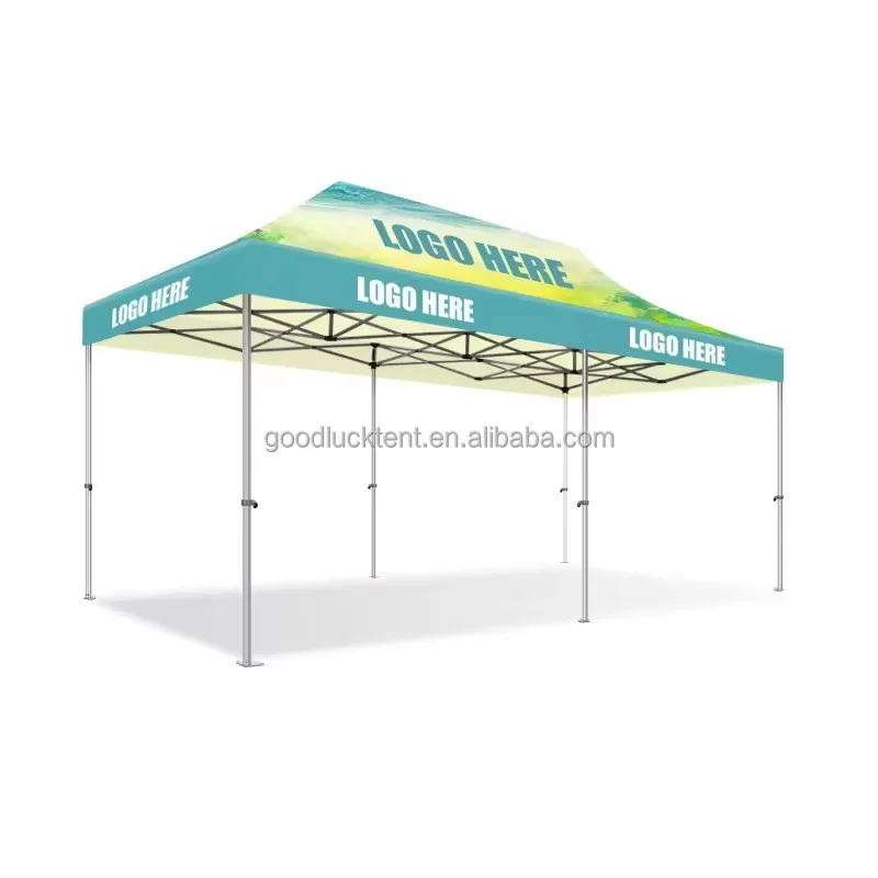 Goodluck canopy 20x20 tent heavy duty pagoda tent stand up canopy tents  with logo
