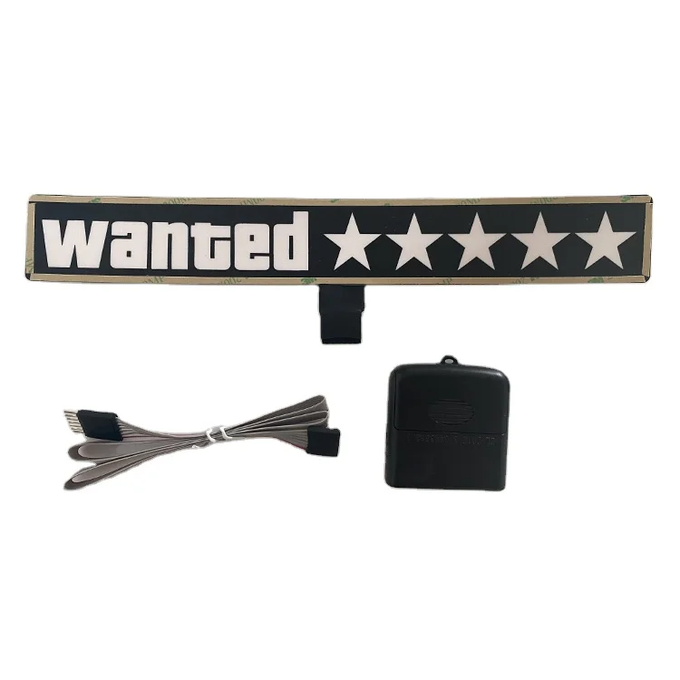 Наклейка с логотипом JDM El Glow Light Up Night Wanted 5 звезд для украшения