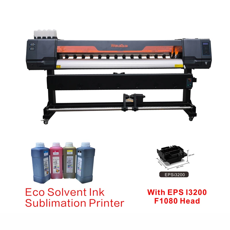 Original factory 1.3m 1.6m 1.8m eco solvent printer 2024 Cheaper vinyl cutter plotter printer xp600  inkjet  printer