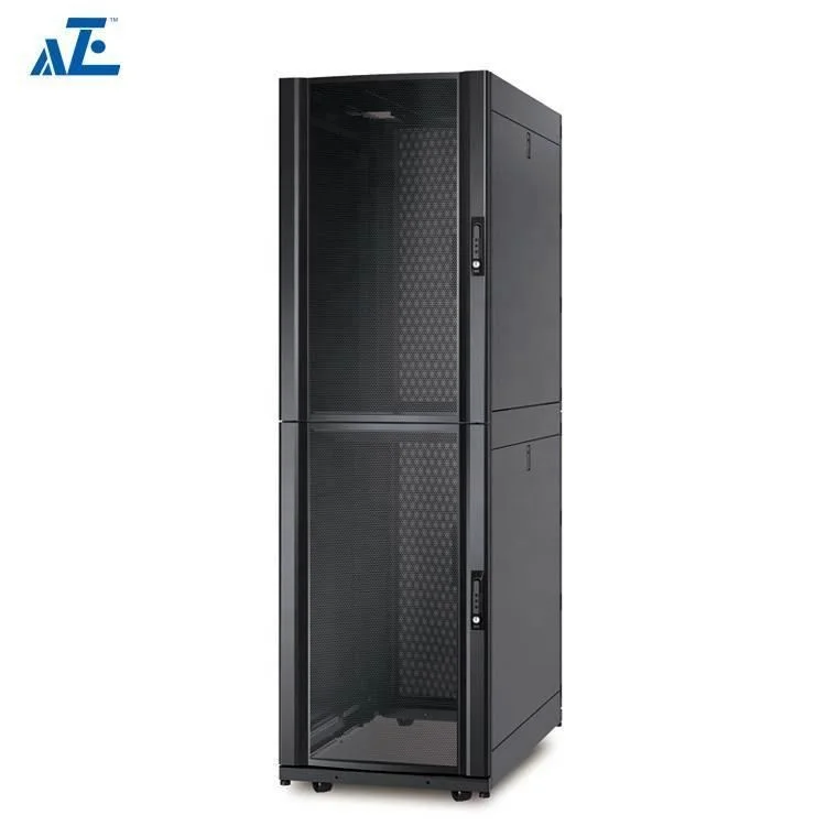  48u 600 мм ширина x 1200 Глубокий стеллаж корпус серверный шкаф компьютерное сочетание 2 отделения Закрытая серверная