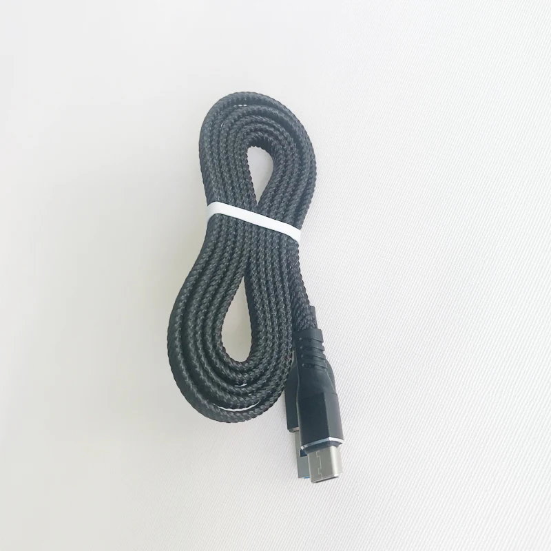 
New Design Repeat Cut Repairable Charging Cable Flat Wire USB Cable for Type-C Micro USB 