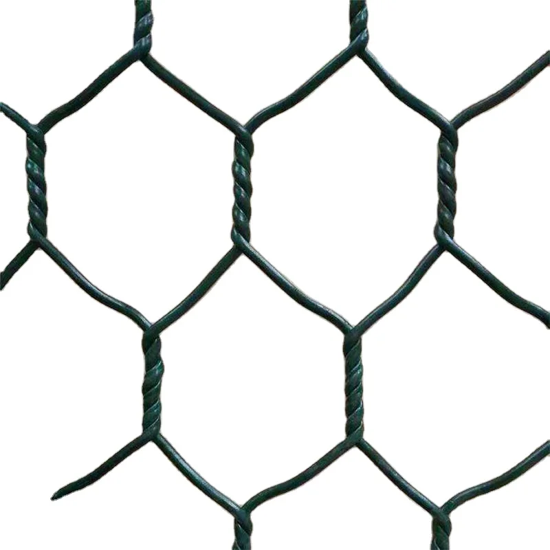 Anping manufacturer Triple twisted PVC Gabion Basket Mesh