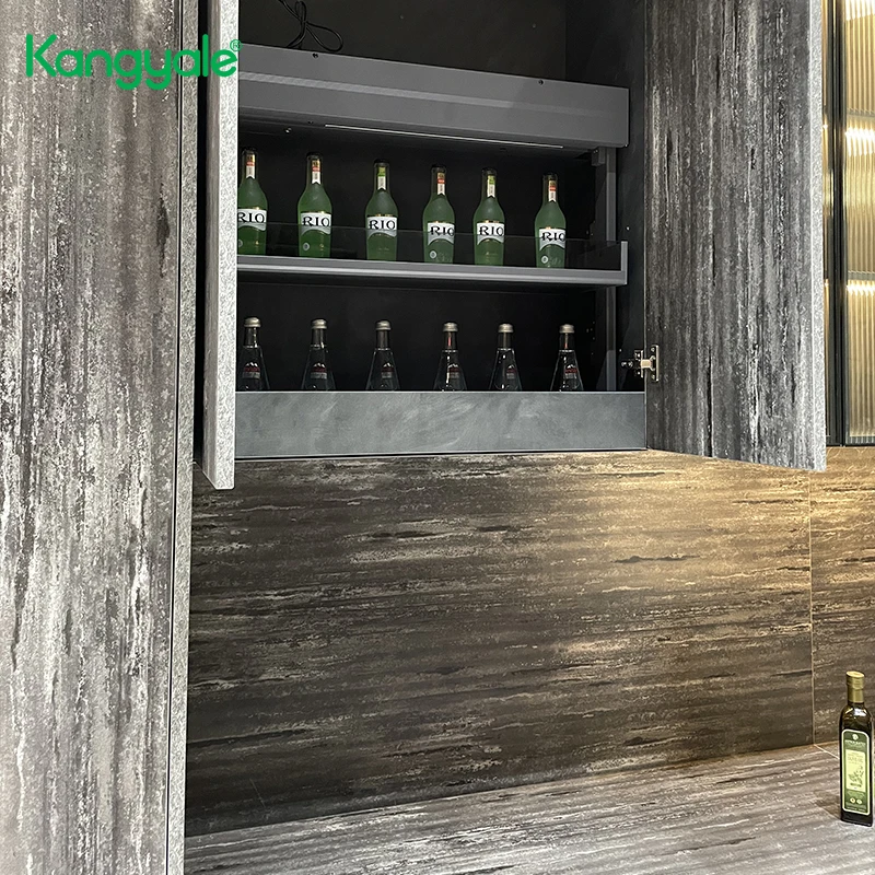 Kangyale Kitchen Cabinet Organizer Electronic Lift Basket Electric Glass Shudder Cabinet Lifting-baskets