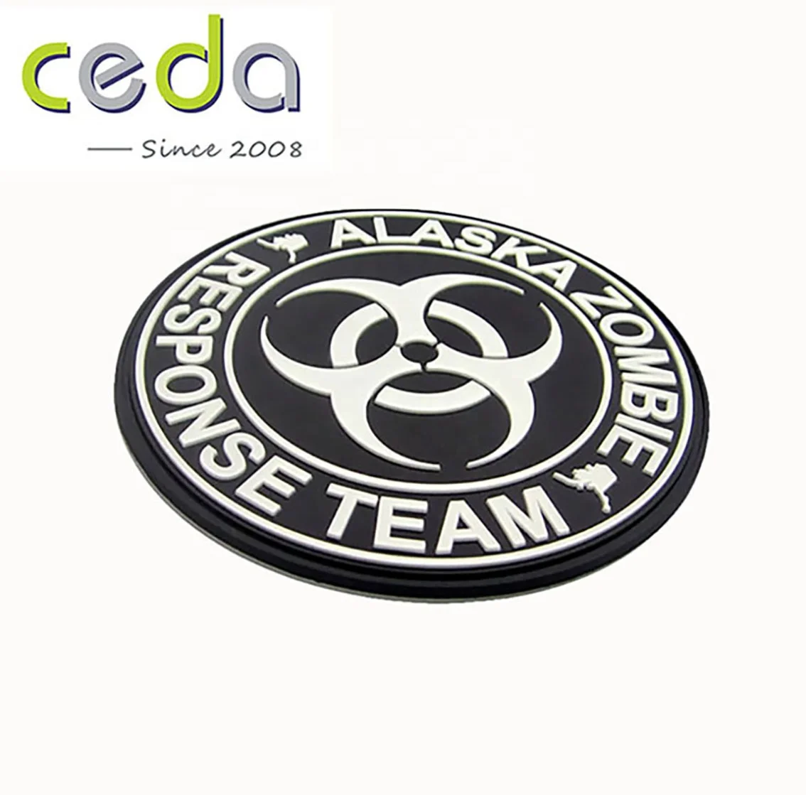 
No MOQ 2D customized PVC Patch soft rubber patch Customized Militally weapon patches 
