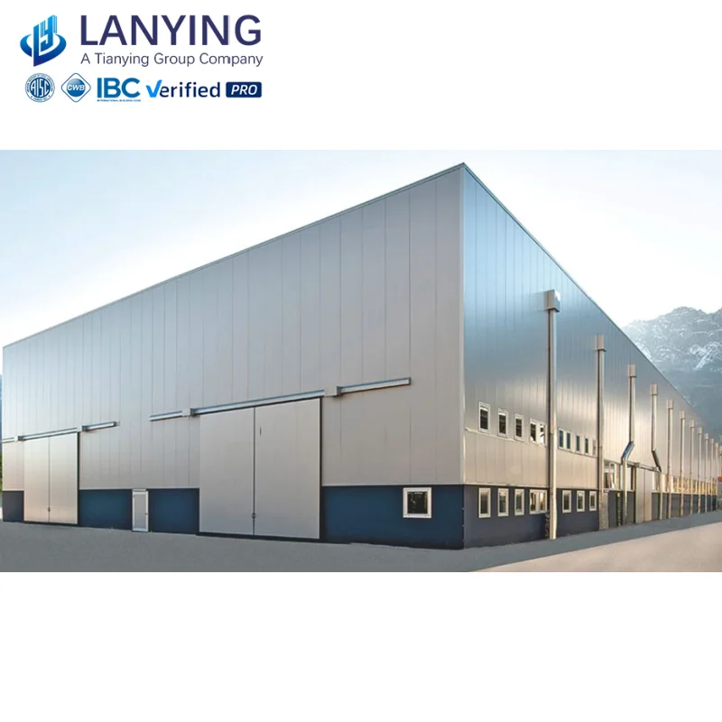 Prefab Warehouse Building Customized Metal Sheds Prefab Steel Warehouse Steel Frame Warehouse