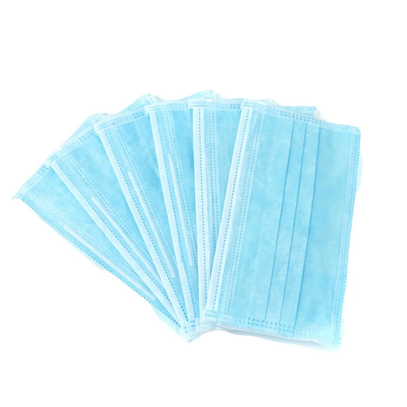 
Medical Face Mask 3ply non woven earloop flat type 