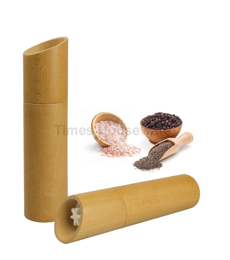 Grinder mill manufacturer wooden salt pepper mills