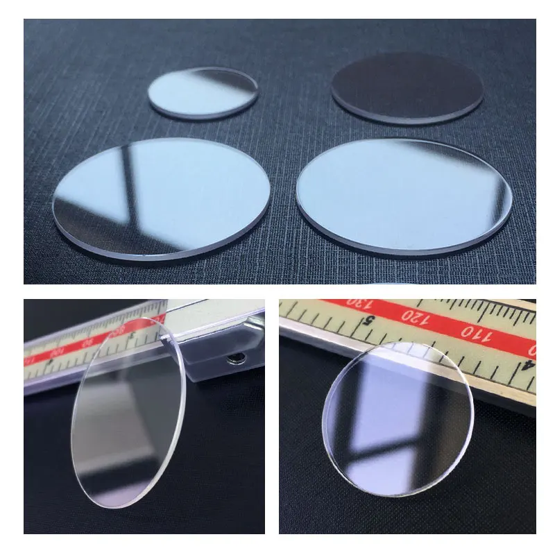 New Design Mineral Flat 1.0mm Thick 13-40mm Dia Crystal Glass For Watch And Wristwatch Supported Custom-Made OEM