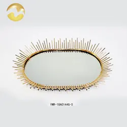 New Creative Vintage Ellipse Mirror Glass Design  Storage Tray Wedding