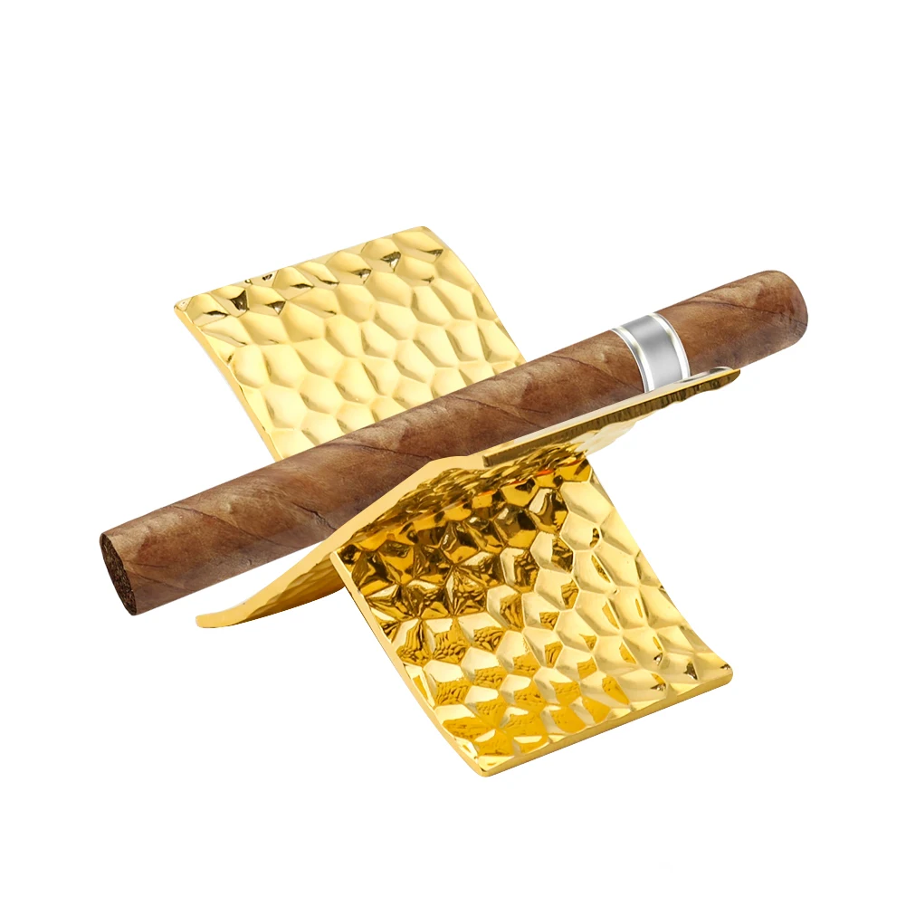 Portable pure copper metal cigar display stand shelf table decoration for cigarette display