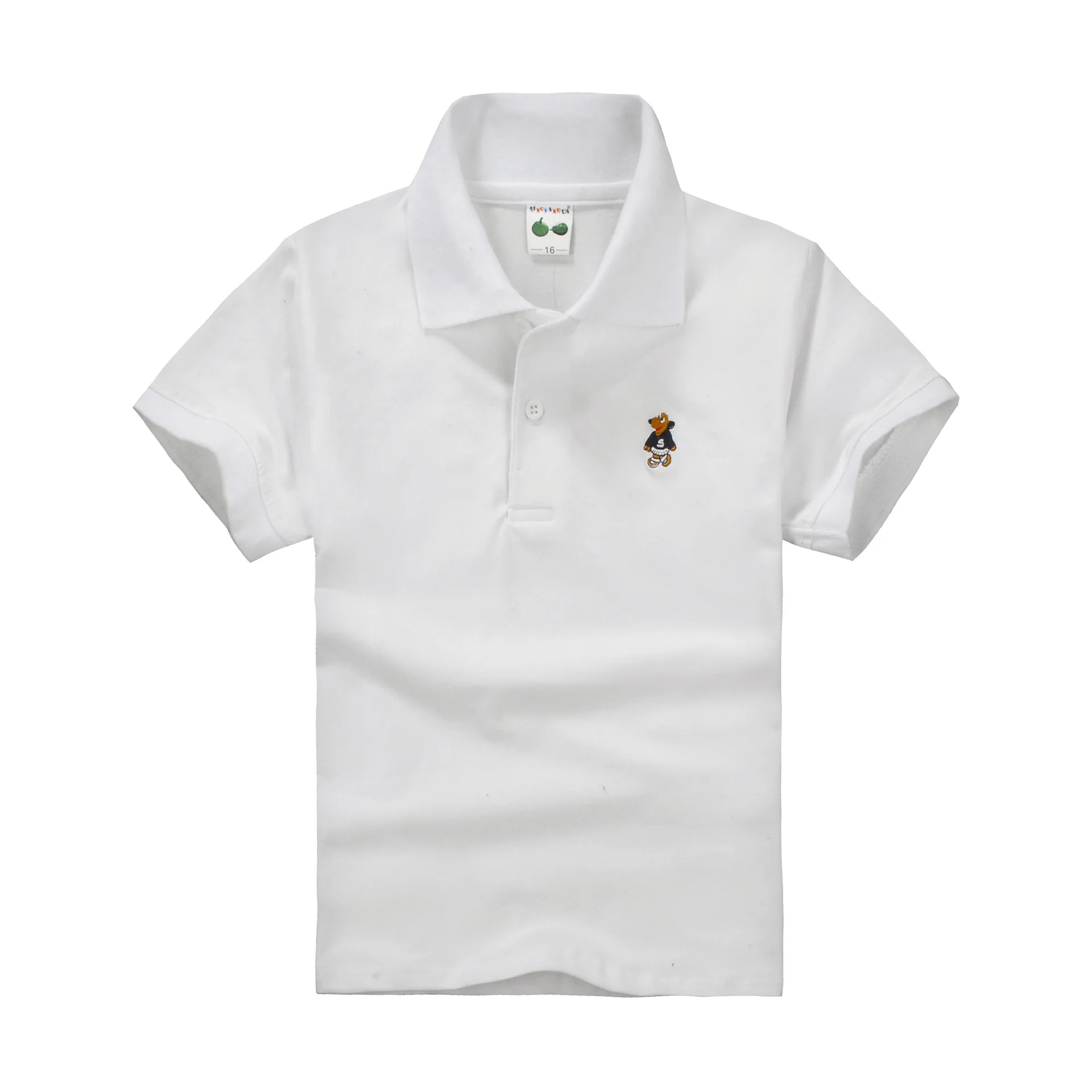 Kid Clothes Wholesale Custom Children School Uniform Polo Shirts Plain Cotton Short Sleevekids Boy Kids Shirts