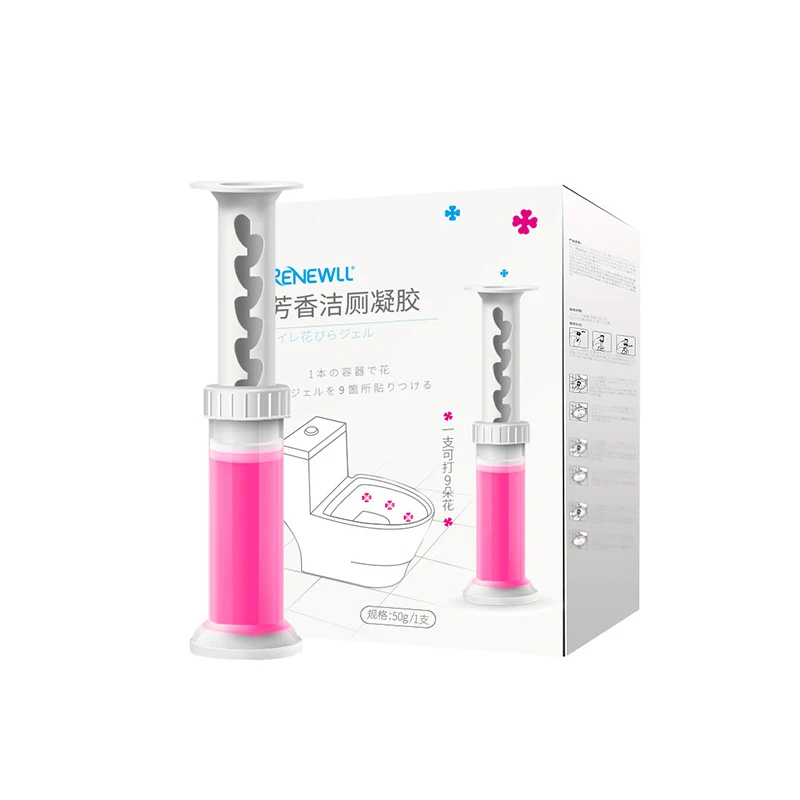 Точечный, оптовая продажа, высококачественный гель для туалета с ароматом морской розы, бытовое моющее средство для туалета