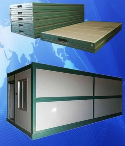 Folding Container Foldable Portable Modular Tiny Houses Homes Camps House Fast Fold Out Flat Pack Prefabricated 20ft Allstar