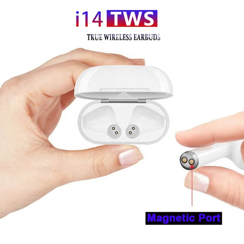 Tws Earbuds Wireless Headphone Earphones I20 I9s Tws Mini Blue Tooth Earbud I14 Tws I20