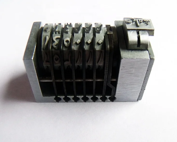 2022  factory wholesale 4x8 cicero 6digit or 7digit  Arabic font letterpress Numbering machine
