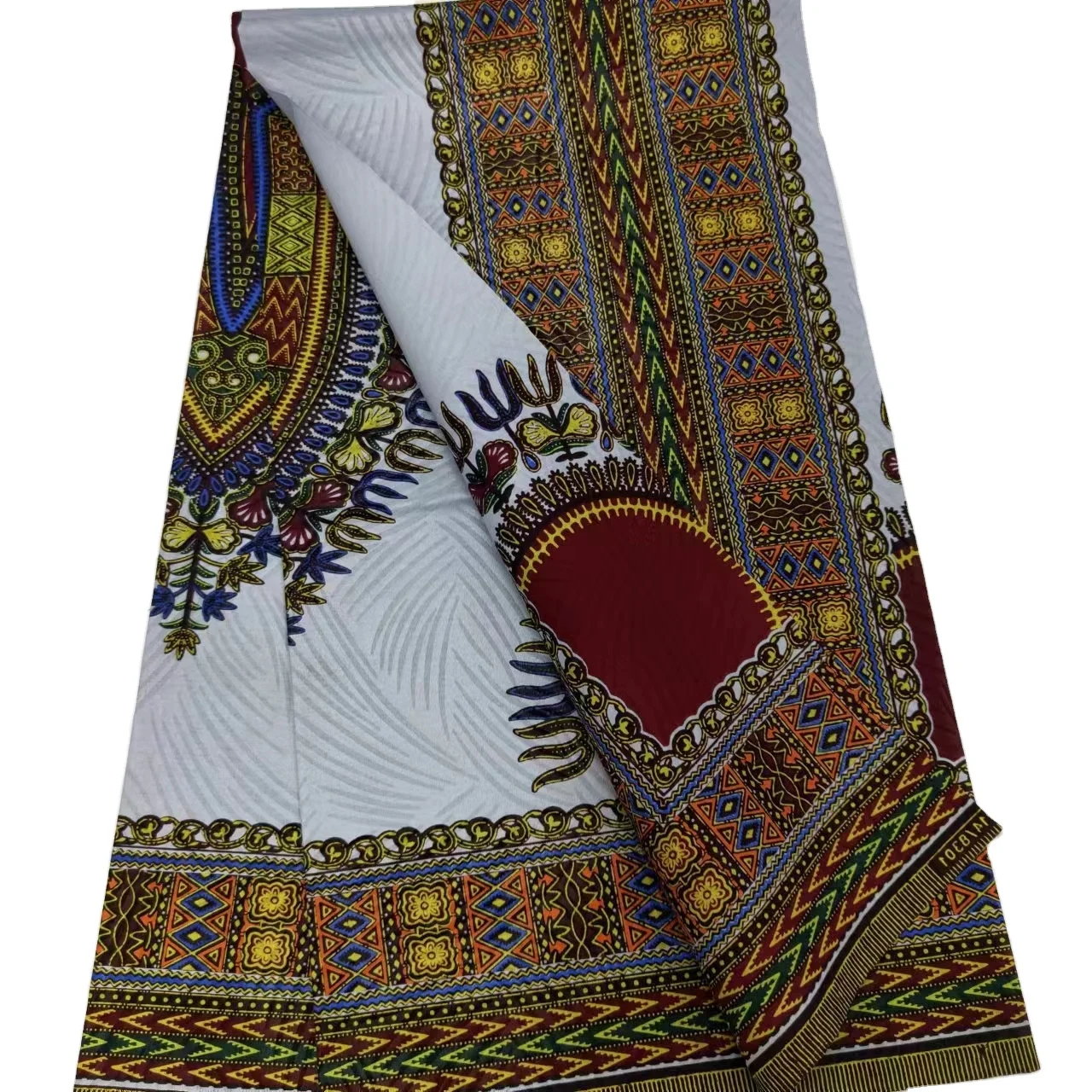 New design custom print Ankara cotton fabric flowers print fabric cotton stock fabric african print and wax 6 Yards