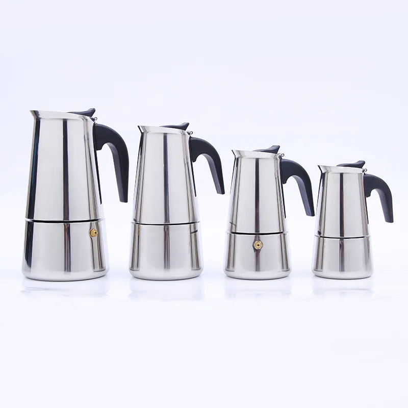 Alocs Top High Quality Induction Italian Stove Top Aluminum Mocha Espresso Portable Coffee Maker Moka Pot