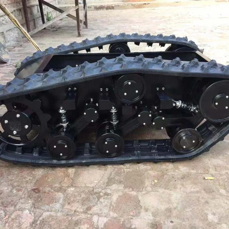  Резиновые гусеничные шасси/высокотехнологичная Роботизированная ходовая часть шасси резиновая гусеничная система