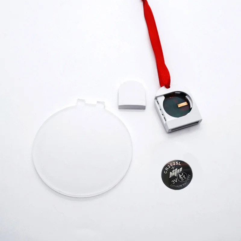 Sublimation Blanks Usb And Battery Clear Acrylic Sheets Christmas Ornaments LED Acrylic light For Christmas Tree Decoration