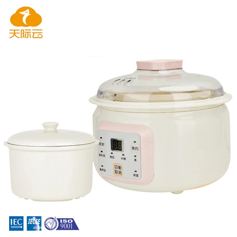 Oval crock pot pot stewed chicken leg electric slow cooker electric ceramic slow cooker