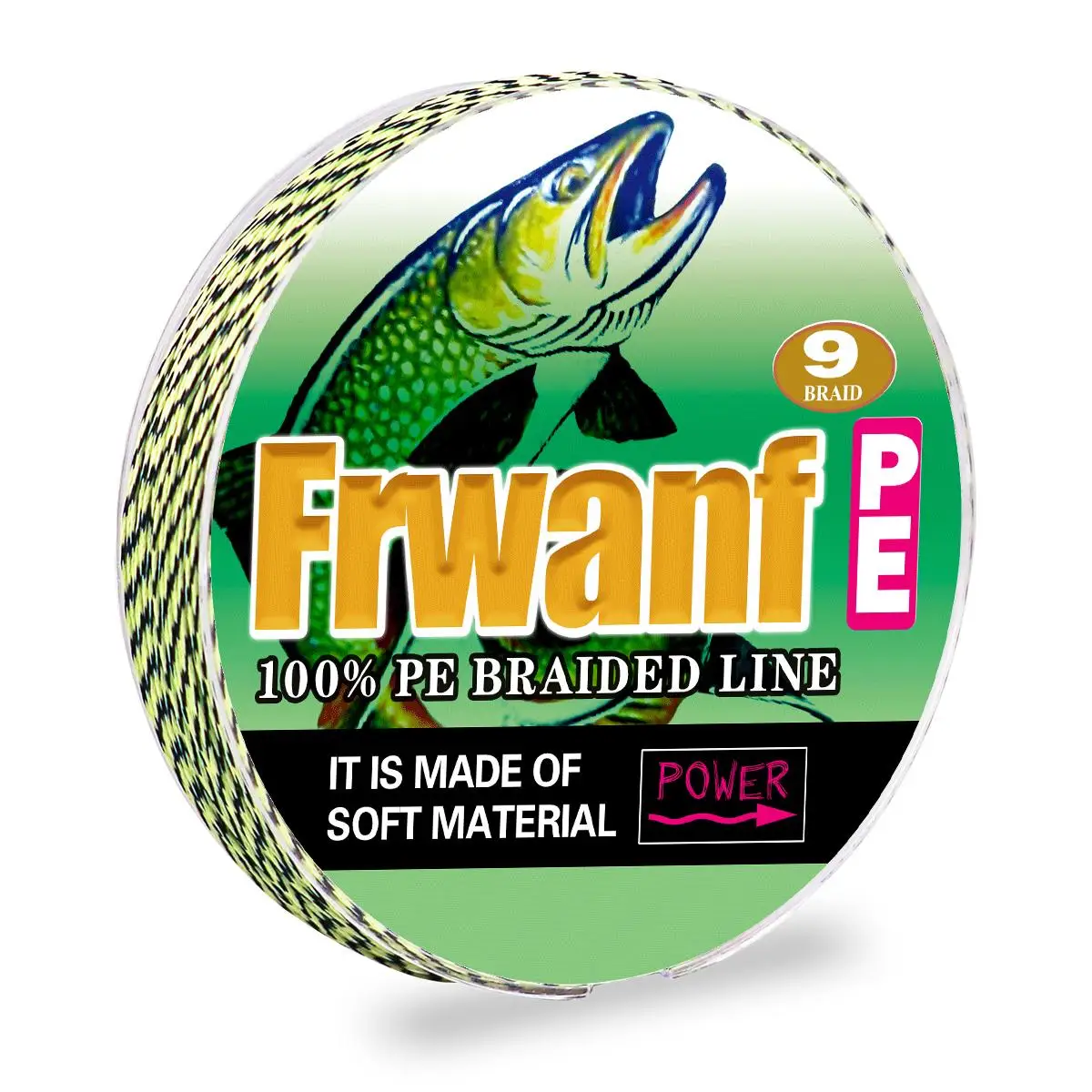 Factory price manufacturer supplier Durable fishing line braided doublt color never fade sea boating fishing long line