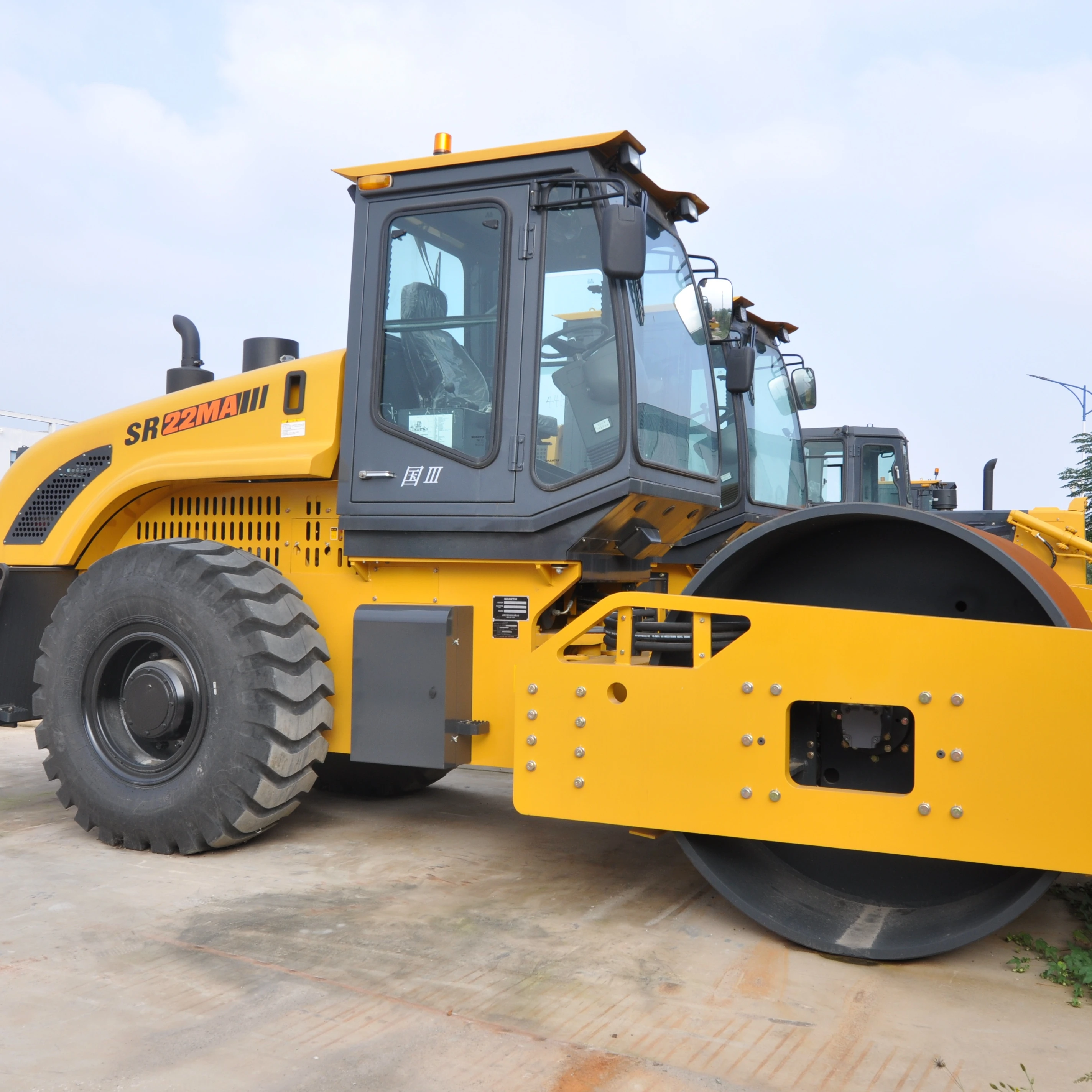 Hot sale Shantui manufactured SR22M  single drum big size roller 22ton road roller