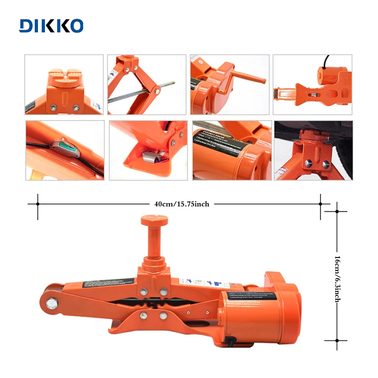 Mini Electric Scissor Jack Tool Portable Scissor Car Jack 12volt Electric Scissor Jack for Car