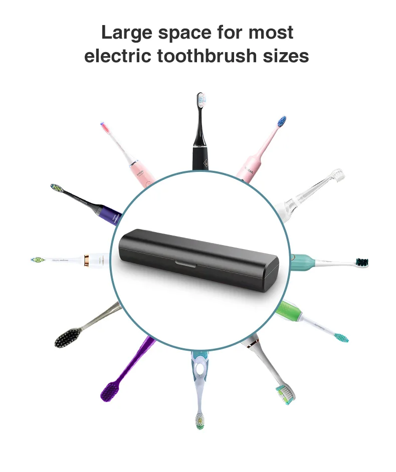 eco friendly adult whitening 360 manual electronics electric cup cover small travel case toothbrush holder