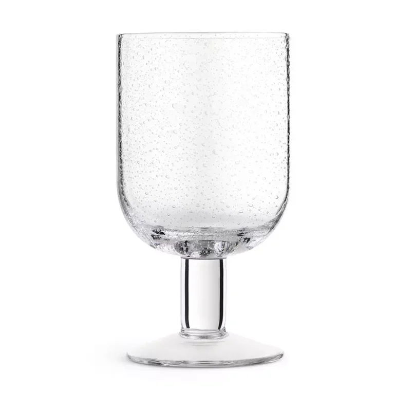 Gift Korean ins Lead-free Glass Mug Drinking red wine Glasses Cup Handmade water juice milk Goblet Color Tumbler Glass Set