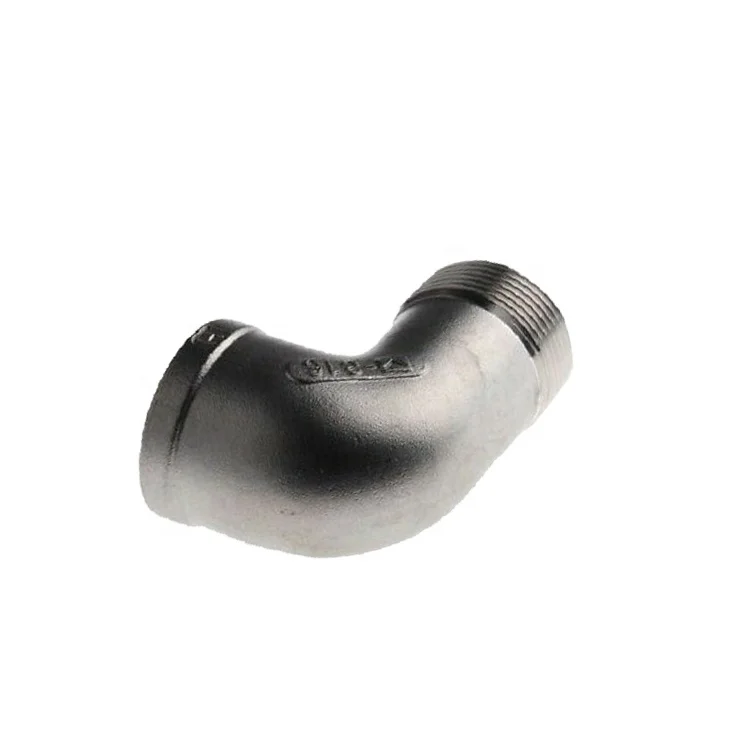 Прямая Заводская поставка Колено 90 градусов SS 1/2 & 304 F/M Npt/Bsp резьбовые фитинги Pip 316 дюйма