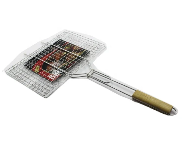 Уличная корзина для гриля для рыбы, овощей, стейка, креветки и кабиба