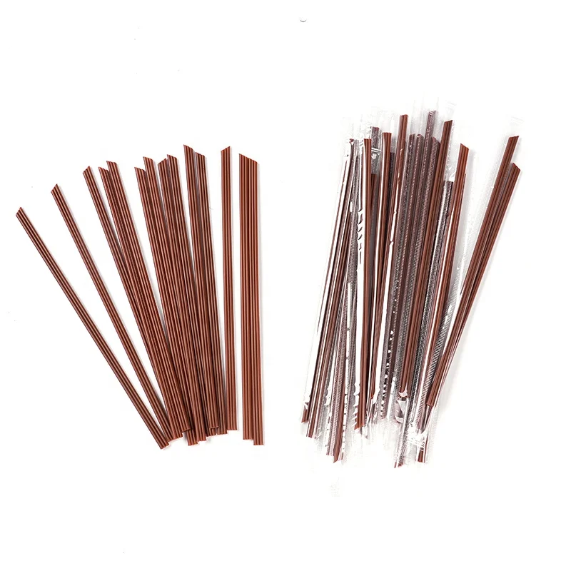 Factory Wholesale Individual Packaging Stir Coffee Three Hole Straws