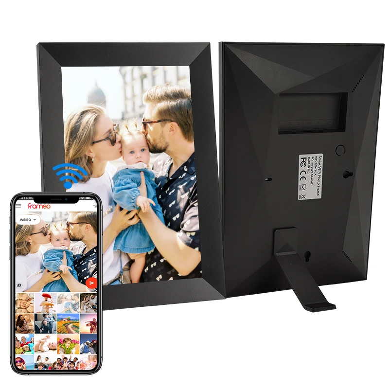 Digital photo frame 10 Inch Frameo WiFi Digital Picture Frame with IPS HD Touch Screen,16GB Storage